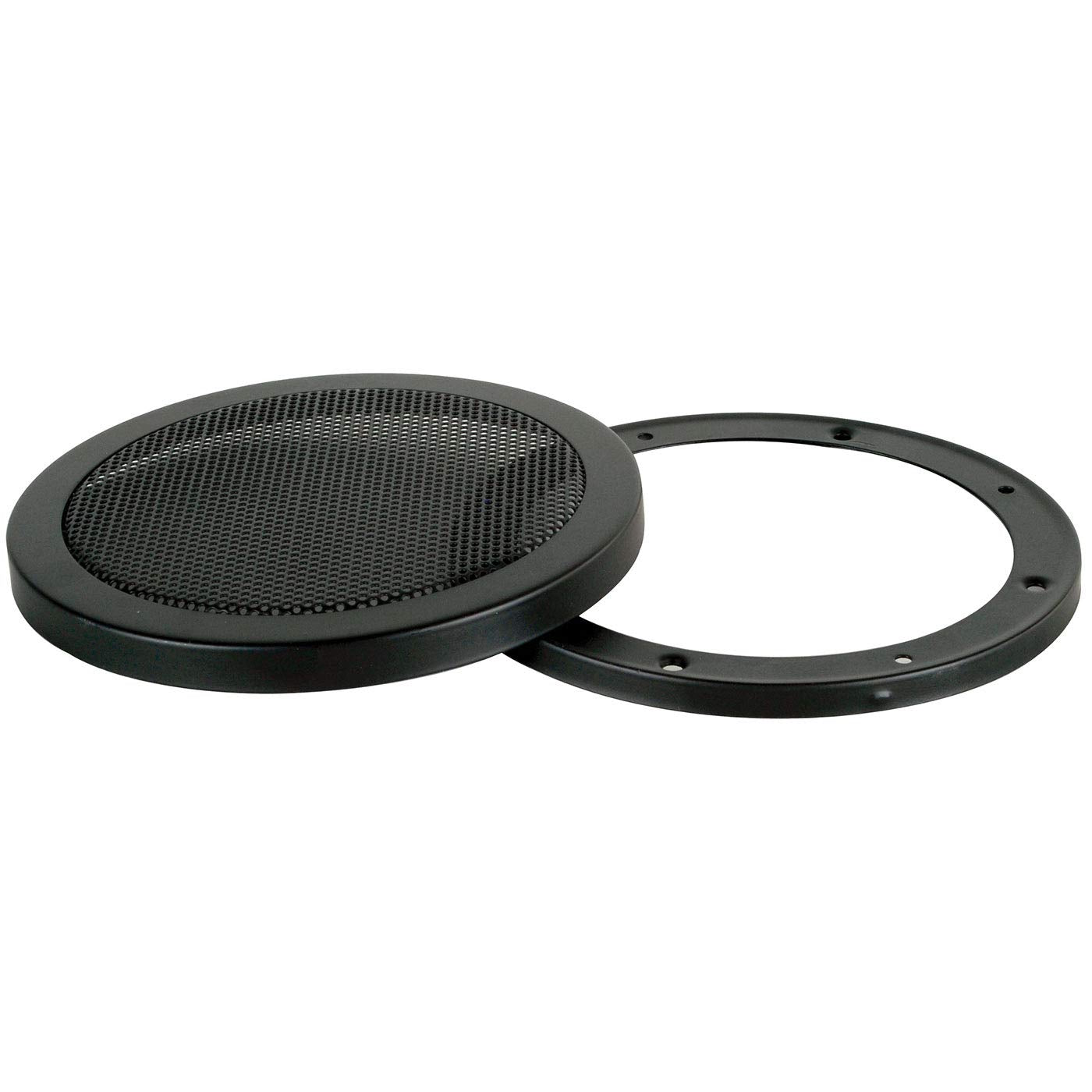 5-1/4-Inch Diameter 2-Pc Mesh Speaker Grill - Black