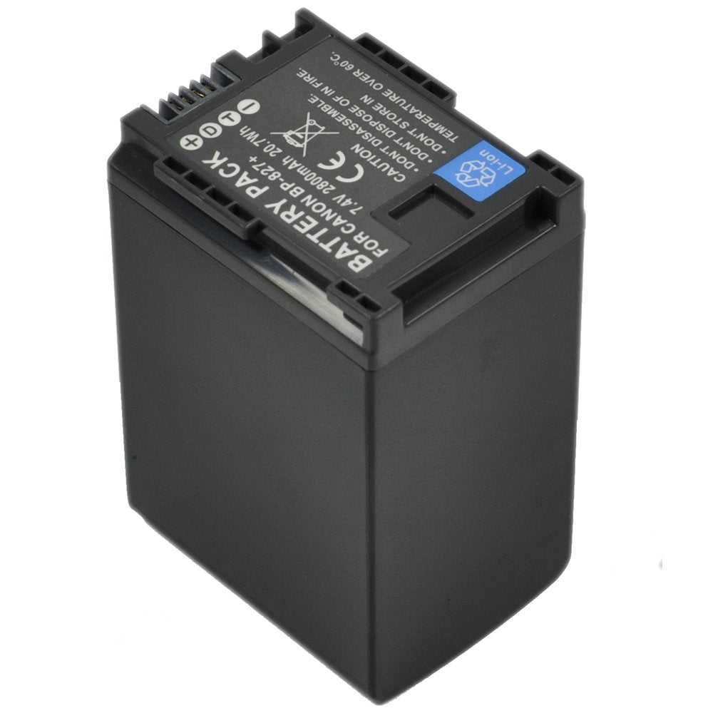 BTBAI BP-827 Camcorder Battery for bp-809 bp-819 Digital Camera Video Compatible s1a