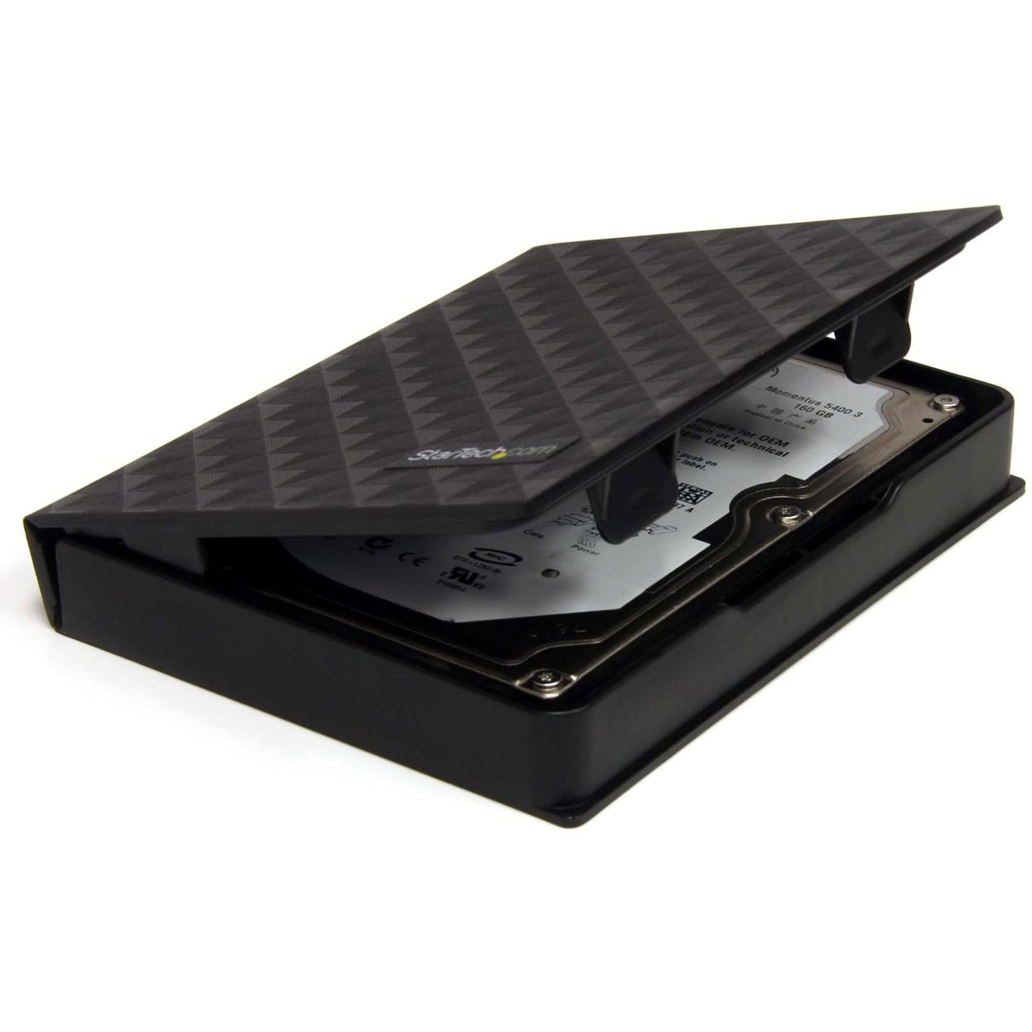 StarTech.com 2.5in Anti-Static Hard Drive Protector Case - Black (3pk) - 2.5 HDD protector black - 2.5 HDD protector , TAA (HDDCASE25BK)