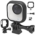 Honlyn Mount Adapter for Insta360 Go Ultra Bundle Protective Frame Cage Kit with 1/4" Thread Adapter Action Camera for Tripod Selfie