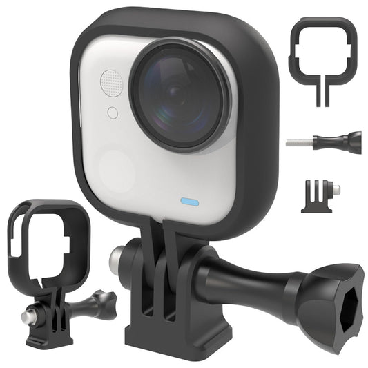 Honlyn Mount Adapter for Insta360 Go Ultra Bundle Protective Frame Cage Kit with 1/4" Thread Adapter Action Camera for Tripod Selfie