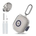 [Upgrade Secure Lock] for Beats Powerbeats Pro 2 2025 Case Cover with Cleaner Kit, AGENTNANO Clear TPU Shockproof Protective Cover with Beats