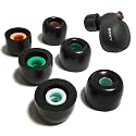 Luckvan Memory Foam Eartips for Sony WF-1000XM4 Earbuds Tips Sony Earbuds Replacement Tips WF-1000XM5 WF-1000XM3 WF-SP900 WF-XB700 WI-1000X fit