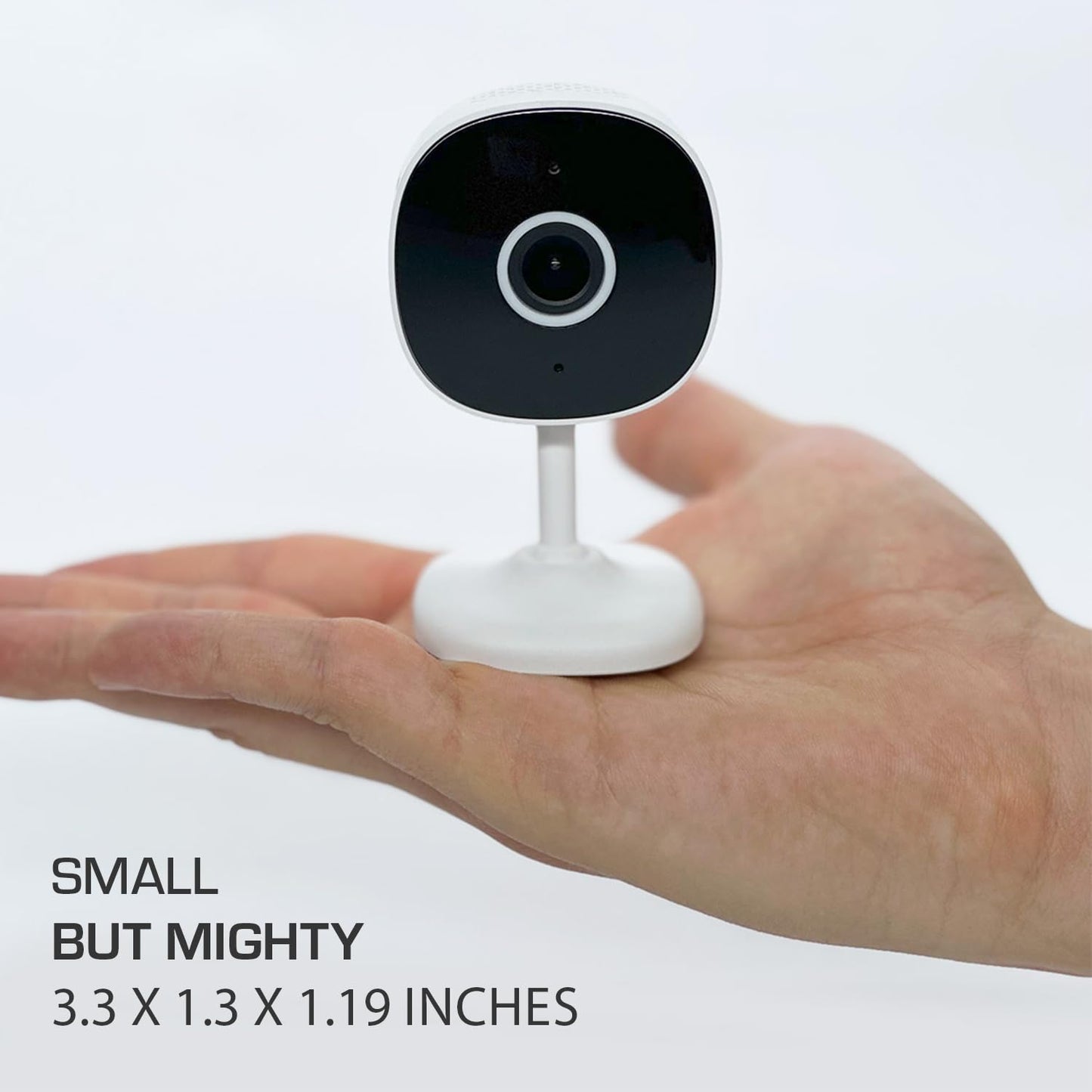 Nexxt 2K Indoor Camera - Smart Wi-Fi Home Security, Wireless Baby Monitor, Dog & Nanny Cam, Easy to Use App, Indoor Room Camera, Human Detection