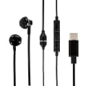 Sanxir Wired Air Tube Anti-Radiation Headphones with Microphone, USB-C Plug, Radiation-Free Safe Earbuds for iPhone 15/16/17 Series, Android Phones