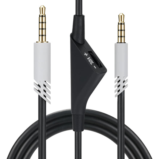 Cypher.V Replacement Cable Cord for Astro A40/A40TR/A10 Gaming Headsets, Aux Wire with Volume Control 2.0 M 6.5 Feet Compatible with Xbox-one PC Ps4