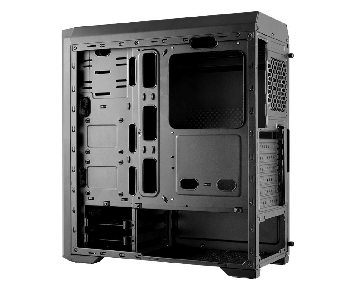 Cougar MX350 RGB PC Gaming Case Mid Tower - Mini ITX/Micro ATX/ATX with Front and Side Tempered Glass Panel, 2x120mm ARGB Fans Pre-Installed, Cable