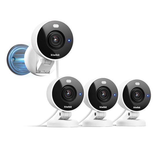 Kiwibit 2K Security Camera Indoor/Outdoor, Magnetic Wired Cameras for Home Security, Pet Camera, Baby Monitor, AI Detection, Color Night Vision
