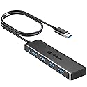 USB Hub, VIENON 4-Port USB 3.0 Hub USB Splitter USB Expander for Laptop, Xbox, PS4/5, Flash Drive, HDD, Console, Printer, Camera,Keyborad, Mouse-3.3ft
