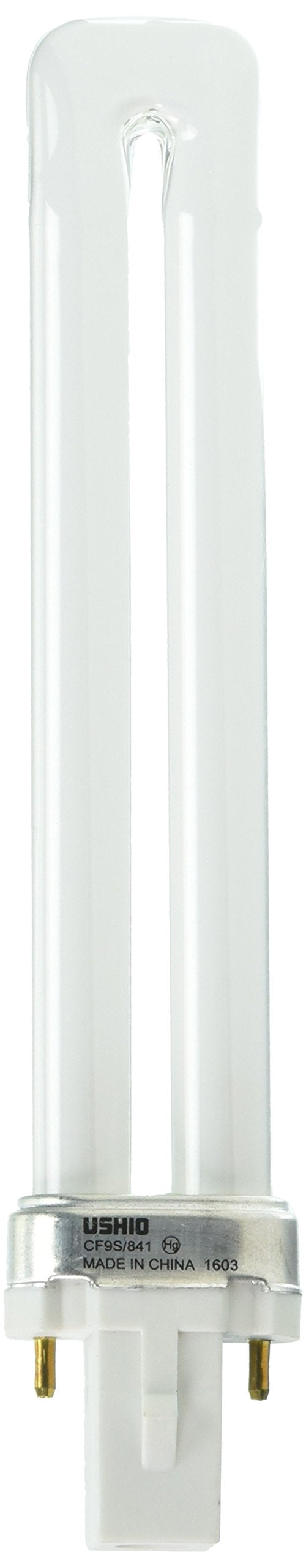 Ushio BC8827 3000067 - CF9S/841-9W - 2 Pin G23 Base - 4100K - CFL Bulb