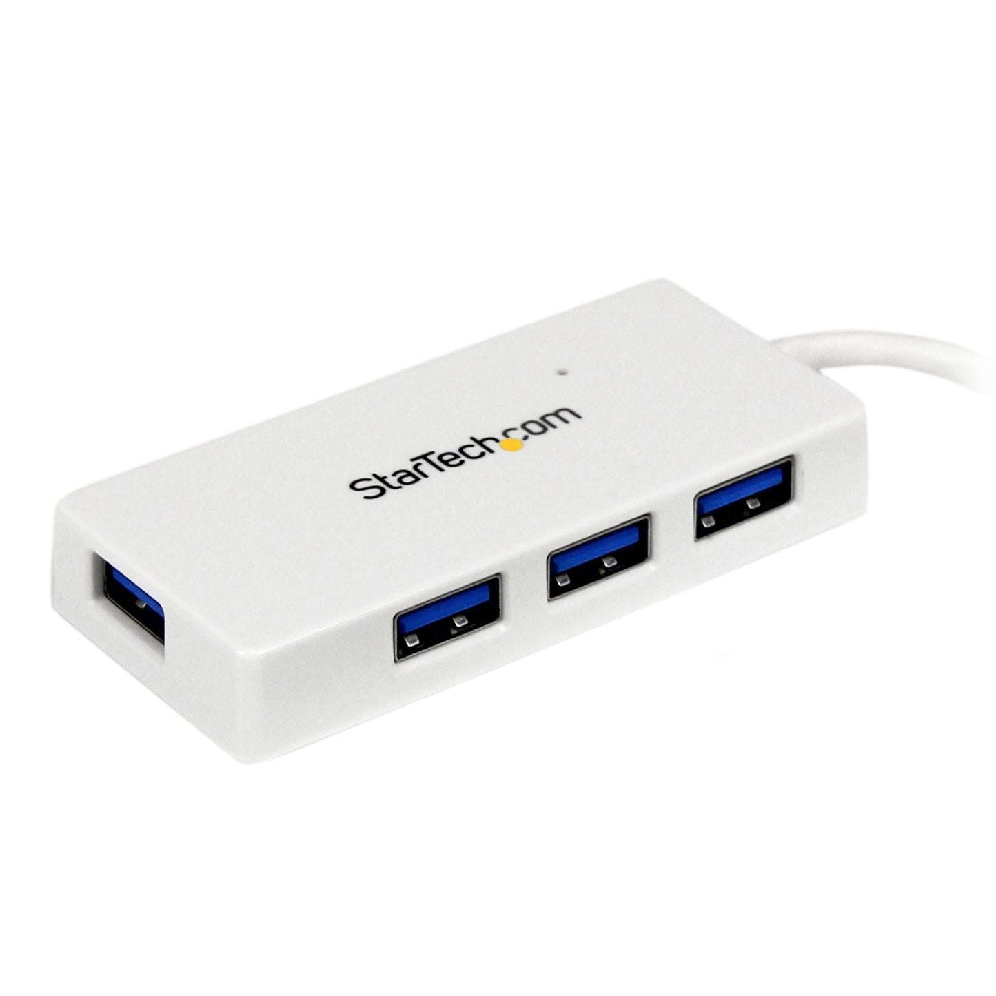 StarTech 4-Port USB 3.0 Hub 5Gbps with Built-in Cable, TAA (ST4300MINU3W)