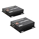 J-Tech Digital HDMI Extender Over Single Cat5e/6/7 Cable Full HD 1080p with TCP/IP, IR Up To 400ft [JTD-EX-120M] black
