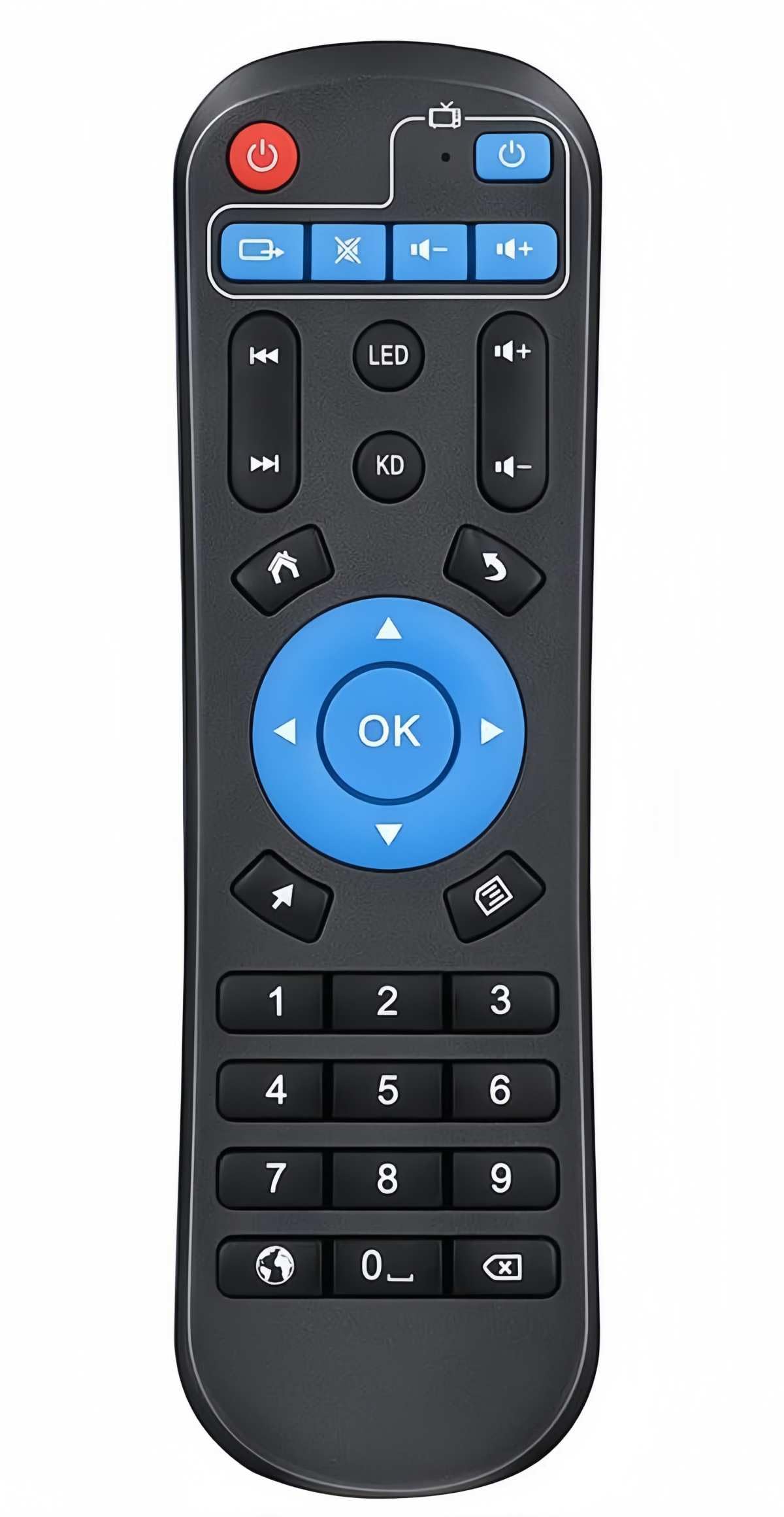 New Replacement Remote Control for Android TV Box T95, T95H,T95Q,T95MAX, T95Z Plus, T95K T95V T95U T95W Pro, T95 X2, Q Plus, X96, H96, MX1, MX10, T9