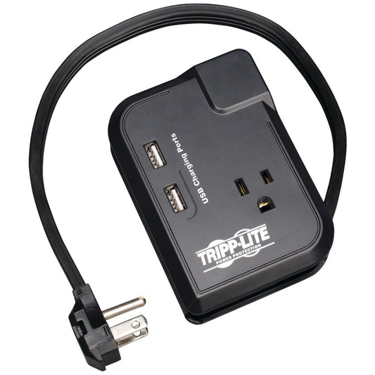 TRAVELER3USB Surge Suppressor Notebook 3 Outlet 2 USB Charging Ports 540 Joules