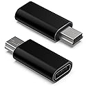 Accessonico 2Pack USB C to Mini USB Adapter, Type C Female to USB Mini Female Connector Replacement for GoPro Hero 3+, Dash Cam, GPS, Digital Camera…