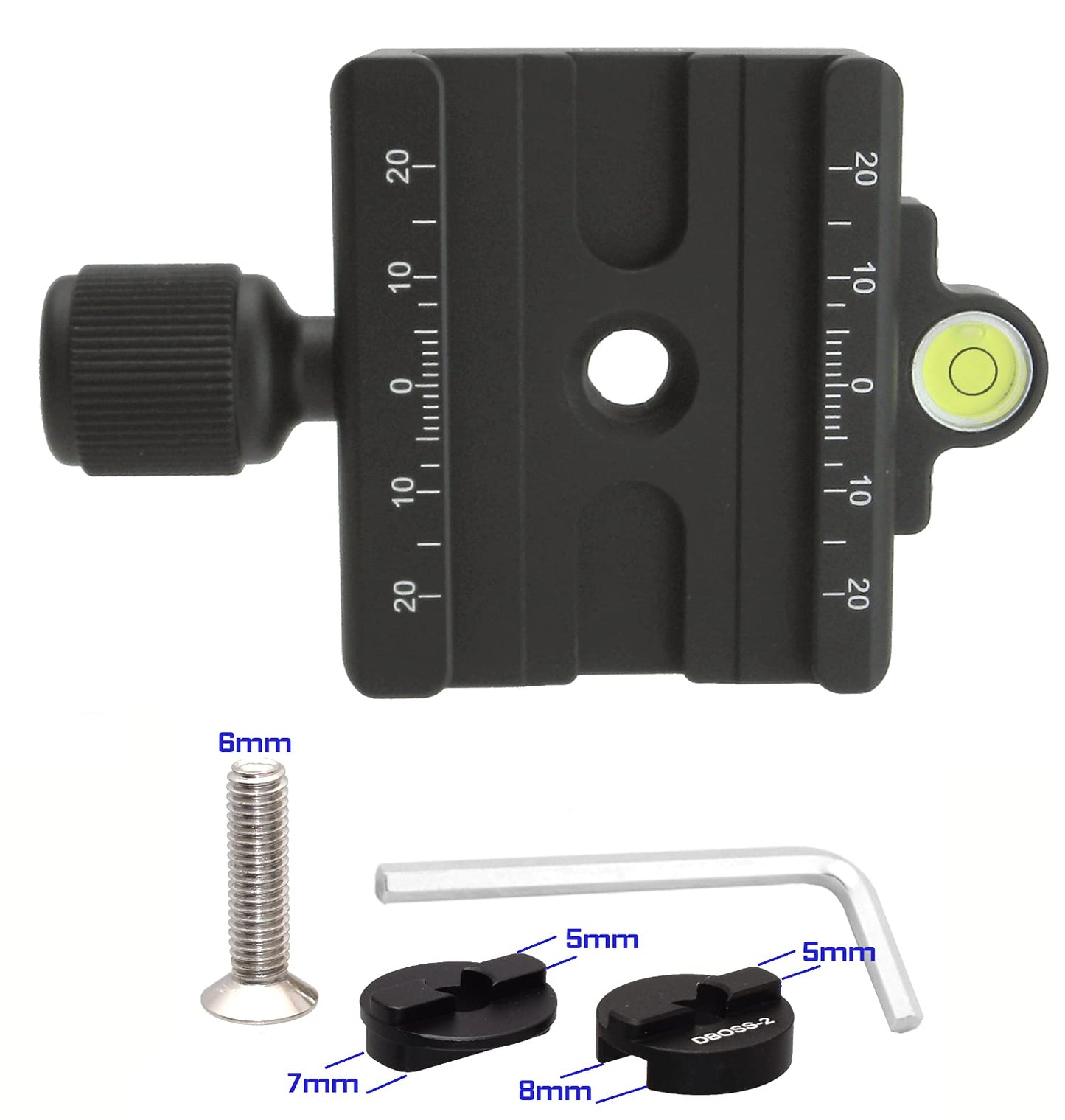Desmond DAC-60 + Boss Tripod Ball Head Conversion Kit 60mm Arca/RRS Compatible QR Clamp
