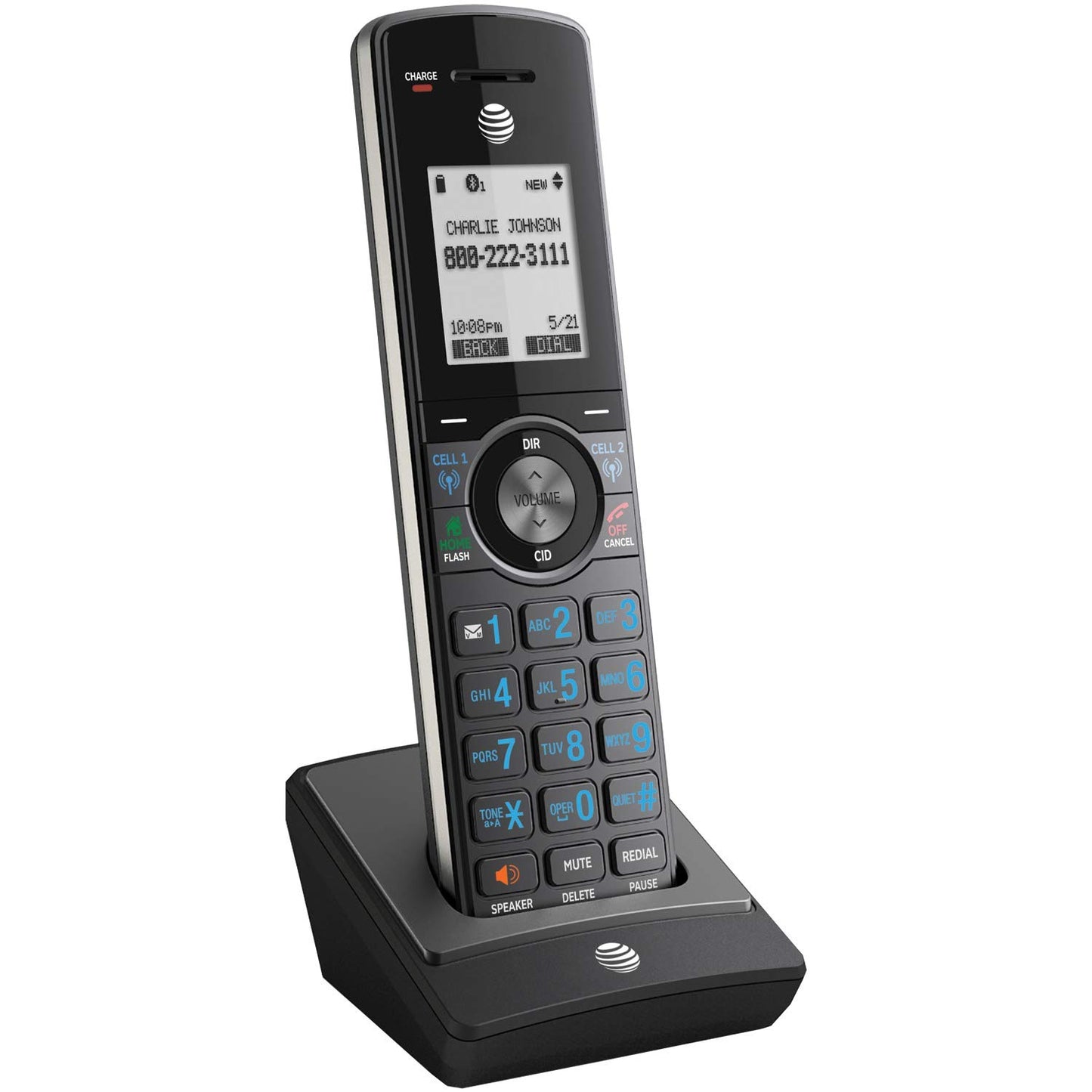 AT&T ATCLP99007 Connect-to-Cell Accessory Handset, Multicolored