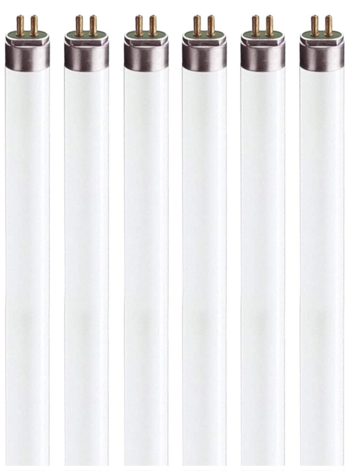 Circle F8T5 Fluorescent Light Bulbs - 12 inches Under Cabinet Bulb - Cool White 4100k 8 Watt Tube Bulb - Pack of 6