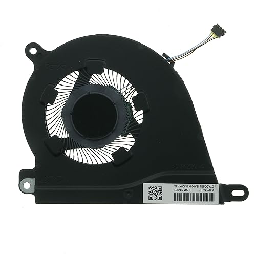 CPU Cooling Fan Replacement for HP 14-DQ / 14S-DQ / 15-DY / 15s-FQ / 15-EF Series, P/N L68134-001 L68132-001 L68133-001, ND55C41-19A19 ND75C07-19A18