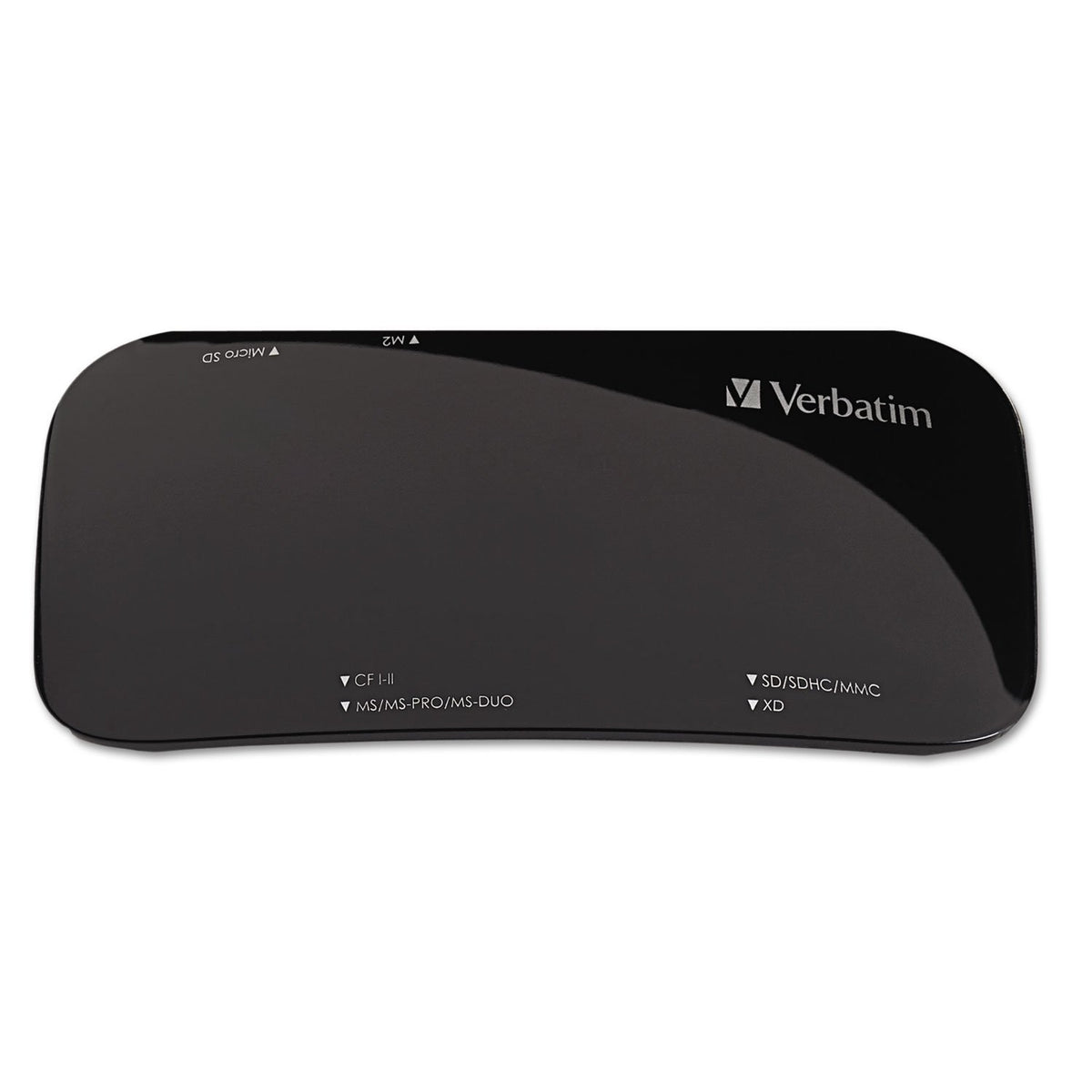 Verbatim Universal USB 2.0 Card Reader, Multi-Format, USB Cable, Black