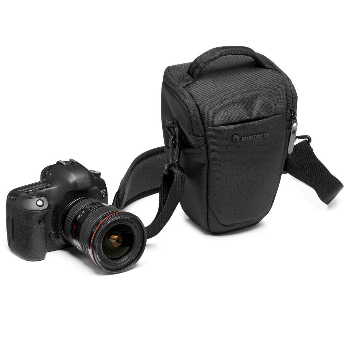 Manfrotto Advanced Holster M III, Case for Mirrorless Camera with Lens, Camera Bag with Tripod Mount and Rain Cover, Photography Accessories
