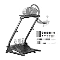 Grefinity Racing Wheel Stand?Height Adjustable Steering Wheel Stand Racing Simulator Cockpit for Logitech G920 G29 G923 G27 G25, Thrustmaster T300RS