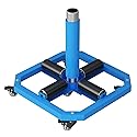 Hymula Cord Reel, 1000 lbs Load Capacity Cable Reel Turntable, Wire Spool Rack with Lockable Wheels, Portable Cable Caddy, 20 x 20 inches Wire Spool