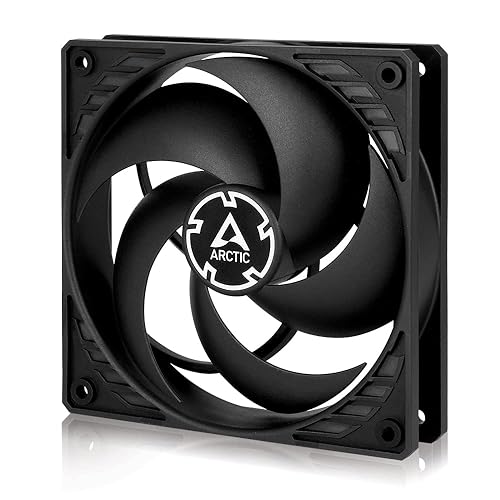 ARCTIC P12 PWM PST CO - PC Fan, 120mm Case Fan, PWM Sharing Technology (PST), Pressure-optimised, Dual Ball Bearing for Continuous Operation