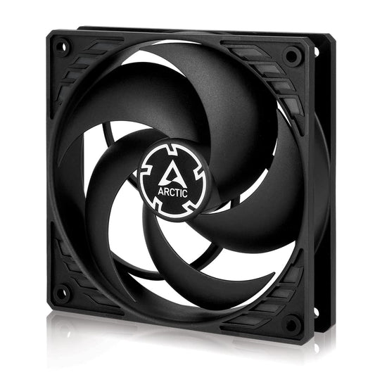ARCTIC P12 TC - PC Fan, 120mm Case Fan with Temperature Control, Pressure-optimised, Quiet Motor, Computer, Fan Speed: 350-1800 RPM - Black