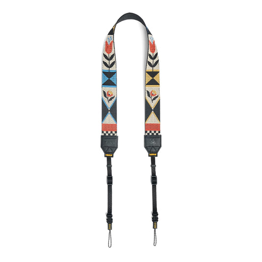 Nocs Provisions NocLoc Woven Tapestry Strap, Binocular & Camera Carry Accessory for All?Day Comfort Hold - Flora