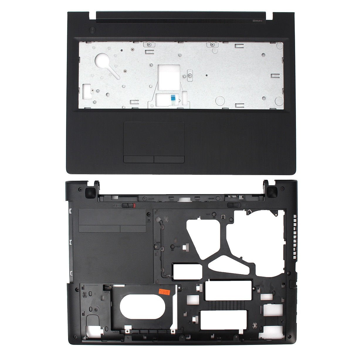 Replacement for Lenovo G50 G50-70 G50-80 80E5 G50-45 80E3 G50-30 80G0 15.6 Inches Palmrest Upper Case Pack of Bottom Base Shell Lower Cover