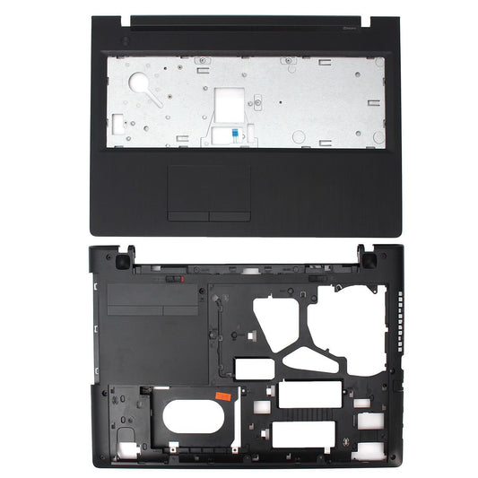 Replacement for Lenovo G50 G50-70 G50-80 80E5 G50-45 80E3 G50-30 80G0 15.6 Inches Palmrest Upper Case Pack of Bottom Base Shell Lower Cover