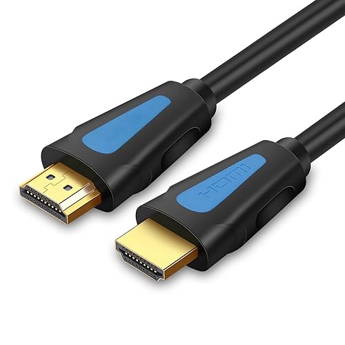 Fuwaderp HDMI Cable 10 ft,2.0 HDMI 10 Feet Gold-Plated Supports 4K@60HZ,18Gbps,HDR,ARC,Ultra HD,3D,1080P.