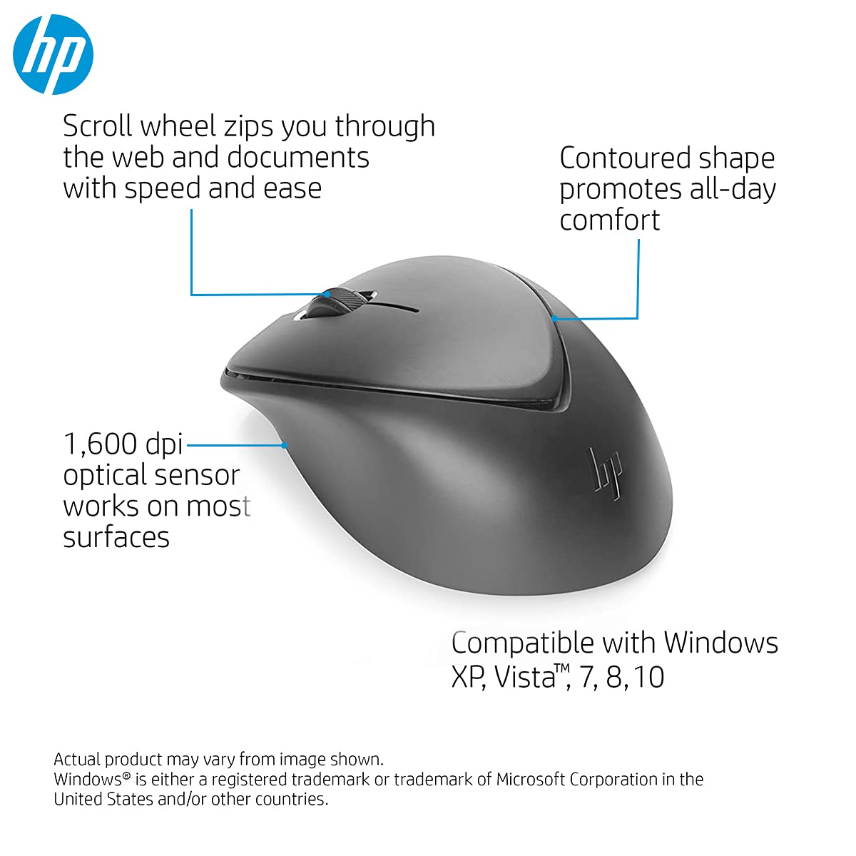 HP Wireless Premium Mouse Pointing Devices