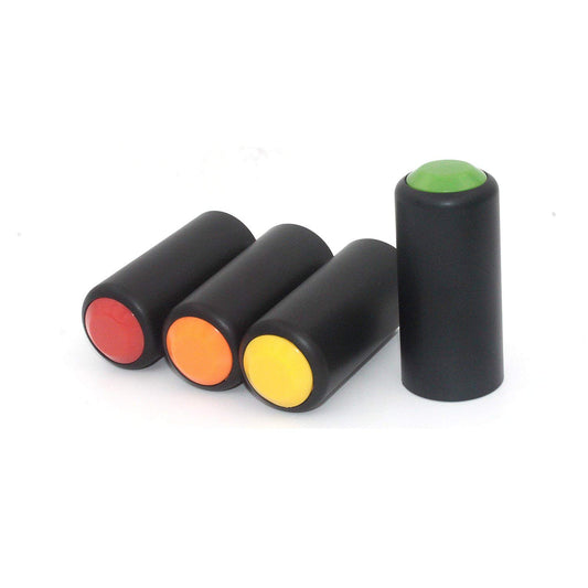 Tramo 4PC Bulk Colorful Wireless Mic Battery Screw on Cap/Cup/Cover Microphone Cover for Wireless Microphone System Handhold Pgx24/slx24/sm58
