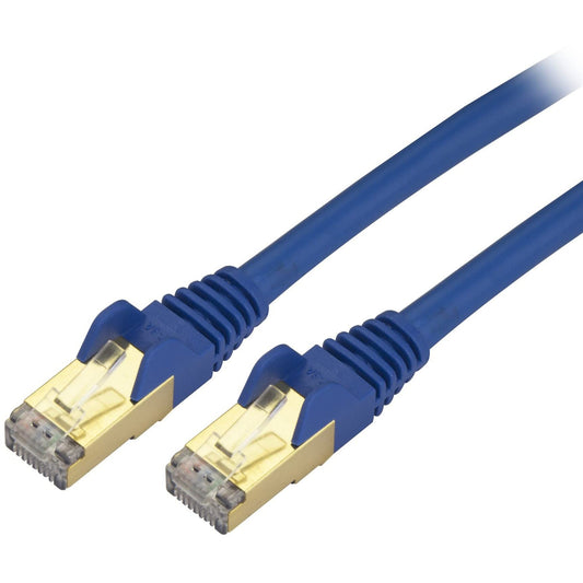 StarTech 35ft Cat6a Snagless Ethernet Cable, Blue (C6ASPAT35BL)