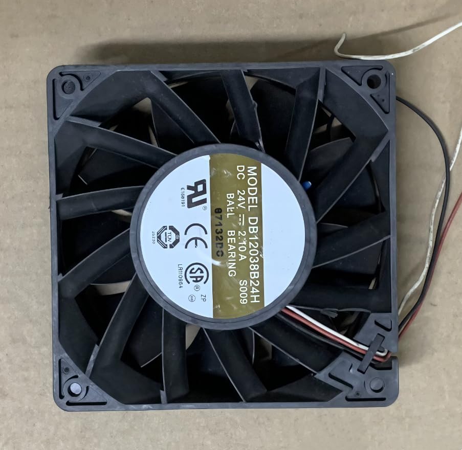 DB12038B24H DC 24V 2.1A 120x120x38mm 3-Wire Cooling Fan