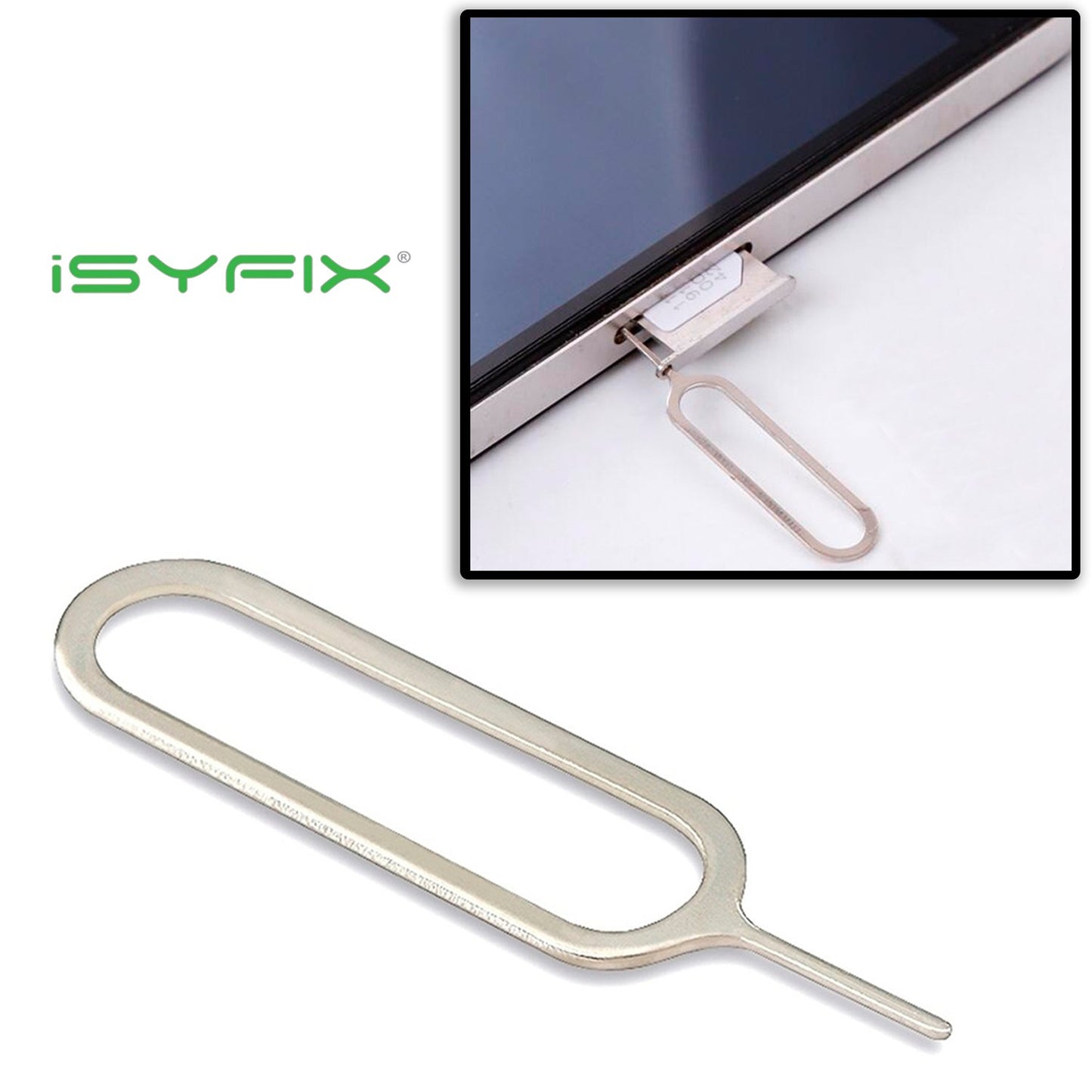 iSYFIX SIM Card Tray Eject Pin Removal Tool, 10 Pack