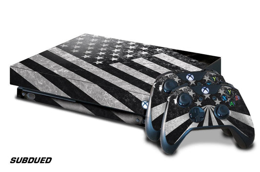 247 Skins Graphics kit Sticker Decal Compatible with Xbox One X and Wireless Controllers - Subdued