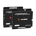 J-Tech Digital 4K 120Hz HDMI Ethernet Extender Over Single Cat6A/7 Ethernet Cable Up to 120ft., Supports Bi-Directional IR HDMI 2.0 HDCP 2.3 EDID