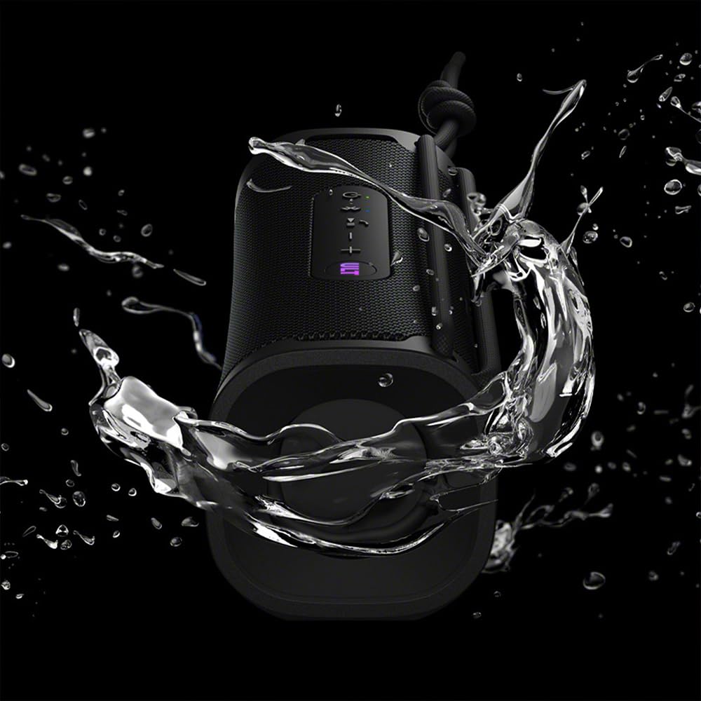 Sony SRSULT10/B ULT Field 1 Wireless Ultra Portable Bluetooth Compact Speaker, Black Bundle with 2 YR CPS Protection Pack, Mizco Travelocity in-Ear