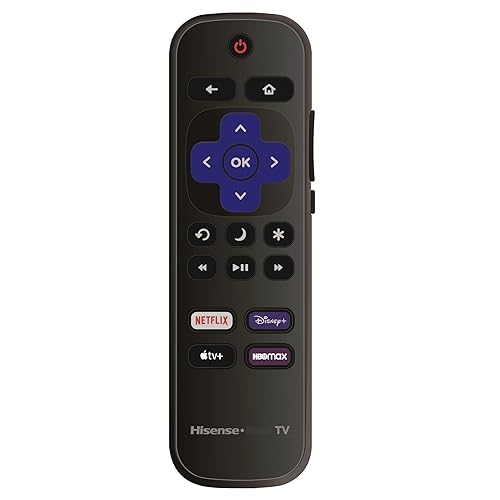 Replacement Remote Control Compatible with All Hisense Roku TV Smart 4K Ultra HDTV?Only Work with Hisense Roku TV, Not for Roku Stick and Roku