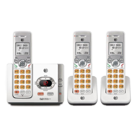 AT&T 3 Handset Cordless Phone with Answering System with Caller ID/Call Waiting