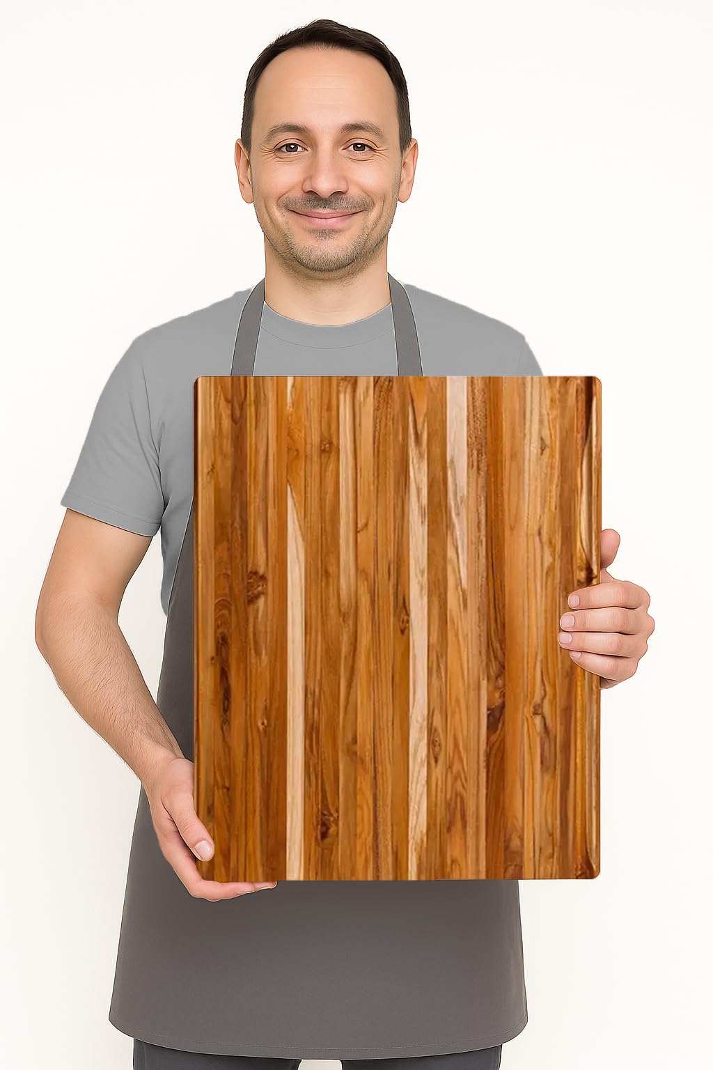 Teakhaus Cutting Board - Extra Large (XL) Wood Cutting Board with Grip Handles - Holiday Gift Ideas for Men and Women - Gift-Ready, Reversible, Edge…
