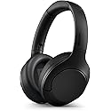 PHILIPS H8506 Over-Ear Wireless Headphones with Noise Canceling Pro (ANC) and Multipoint Bluetooth Connection, 60 Hours Playtime, (TAH8506BK/00),Black