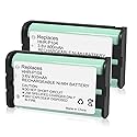 EOCIK 2PACK HHR-P104 3.6V 800mAh NI-MH Rechargeable Battery for Cordless Phone Replacement Batteries for Panasonic