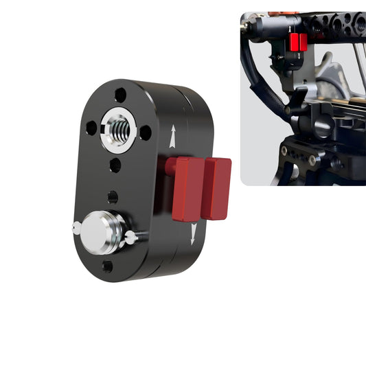 DINESK Mini Lock Quick Release Plates,Quickly and Securely Attach and Detach Accessories with 1/4” or 3/8” Screw for Camera,Monitor,Other Accessories