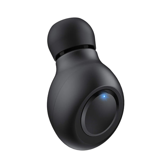 Single Ear Wireless Earbud Bluetooth Headset in Ear Mini Invisible Bluetooth Headphone Business Earphone with Mic 6-Hour Playtime Magnetic USB