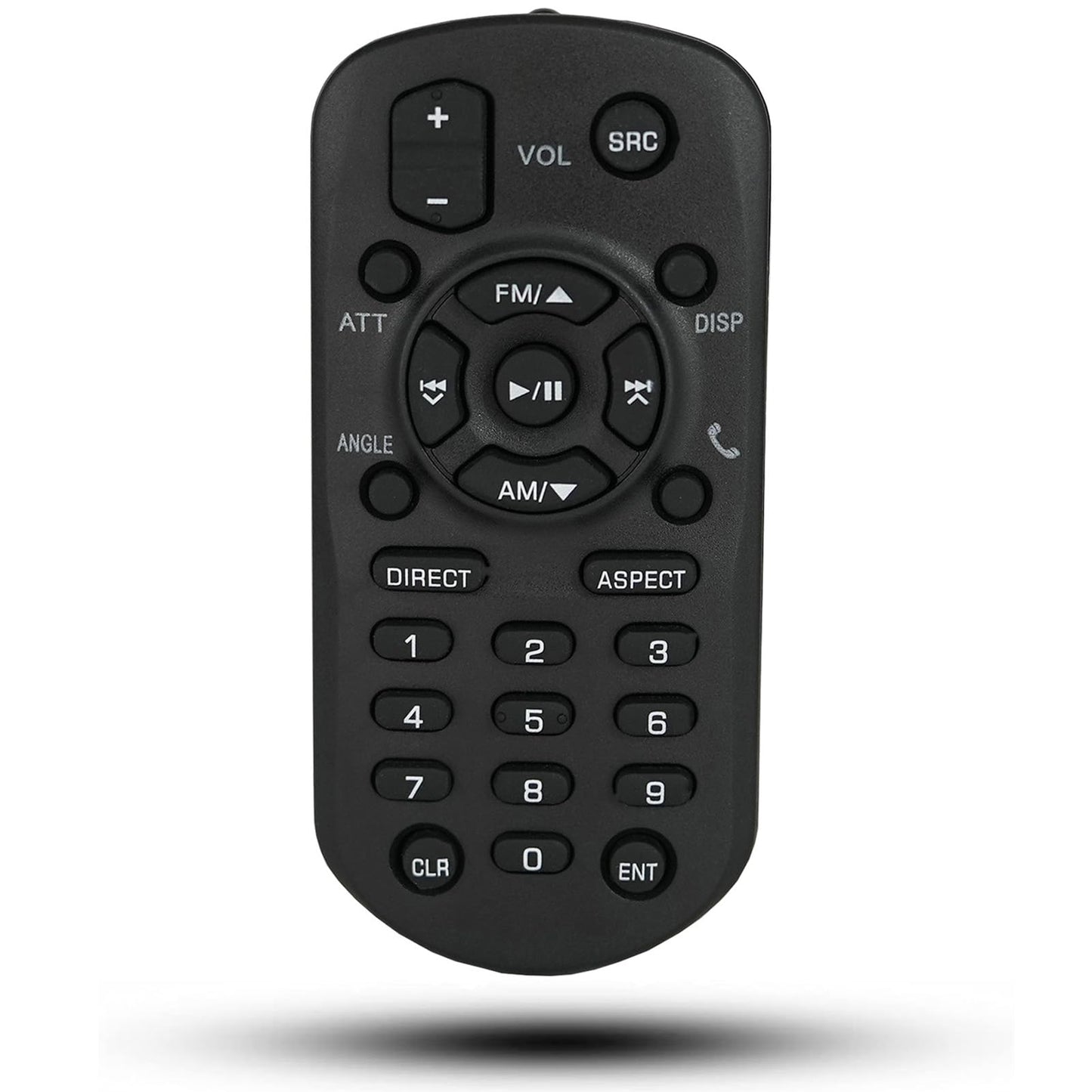Replacement Remote Control RM-RK258 Compatible for JVC Multimedia Receiver Car Stereo KW-M560BT KW-V350BT KW-V320BT KVC-120BT KW-V230BT KW-V250BT