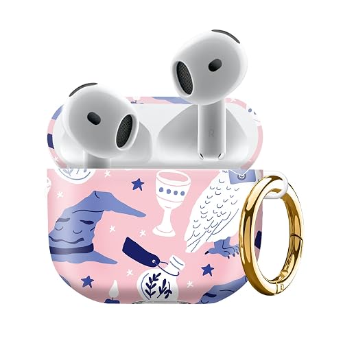 Compatiable with AirPod 4 Protective Case 2024, Soft Protective Case with Keychain for Women,Cute Shockproof Charging Case Cover for AirPod 4(Owl